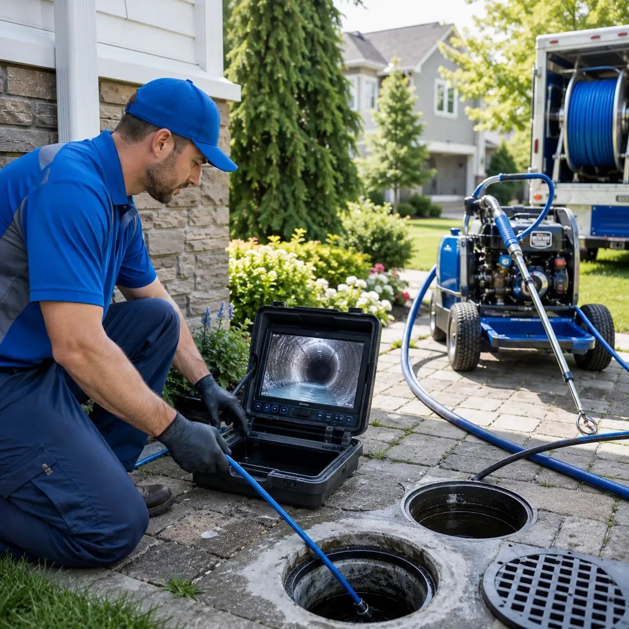 Outdoor drain cleaning professionals serving Hamilton, IL