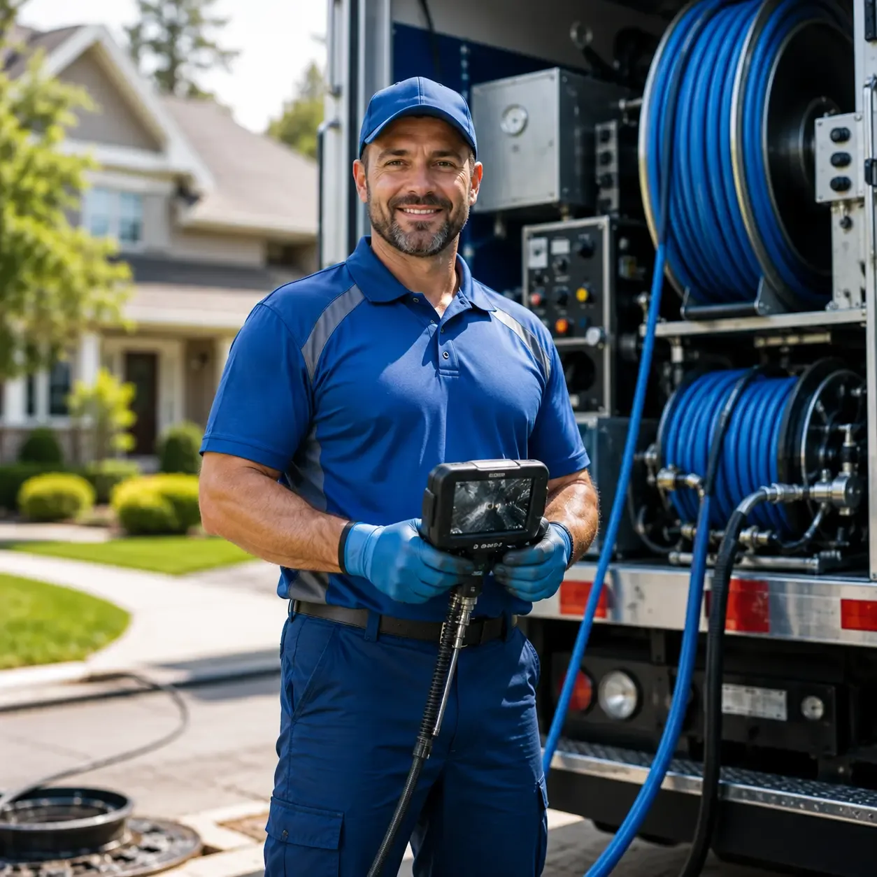 Local outdoor drain cleaning specialists in Hamilton, IL